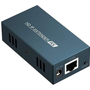 PWAYTEK HDMI Extender Receiver RX slechts 500ft door Cat5e/6, over IP/TCP Één aan Meerdere Monitoren door Ethernet-Schakelaar, Volledige HD 1080P@60Hz Video Uitgebreide