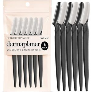 Kitsch Dermaplane Razor for Women Face – Face Razors voor vrouwen en mannen, wenkbrauwtrimmer en gezichtsscheerapparaat – exfoliërend gezichtsscheermes en huidverzorgingstool voor een gladdere huid