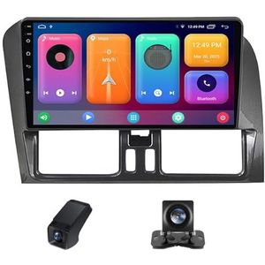 Draadloze Carplay Android 14 Autoradio 2 Din 9 inch autoradio geldt voor Volvo XC60 I 1 2008-2017 met Android Auto GPS-navigatie WIFI 9 inch met Bluetooth FM-radio/Achteruitrijcamera(X1)