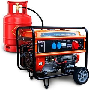 EXTRALINK EGH-5500 - Stroomgenerator - Hybride Gas LPG CNG Benzine - 5,5 kW - 25 l Tankinhoud