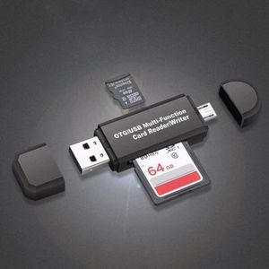4 in 1 USB OTG Kaartlezer Drive Hoge snelheid USB2.0 Header Voor Computer en Android Writer Card Universele TF/SD OTG H0T7 Extension