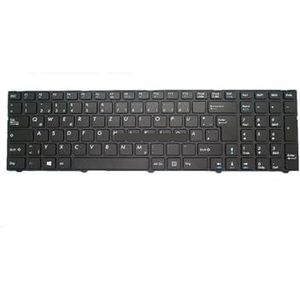 Laptoptoetsenbord voor MEDION voor AKOYA P7402 MD60850 Zwart met frame Duits GR/België BE/Hongarije HU/Noords NE(Belgium BE)