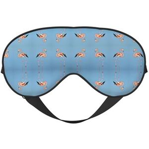 Flamingo In Water Rimpeling Slaap Eye Mas Bijgewerkt Ontwerp Licht Blokkerende Night Oogblinder Mannen Vrouwen Shift Werk Reizen