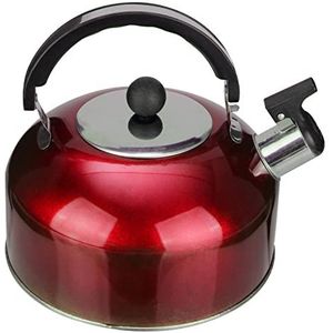 Waterkoker Theepot Theepot Theepot Fluitende theepot - 2 liter Vintage Decor Vintage Decor Vintage Decor theepot(Red)