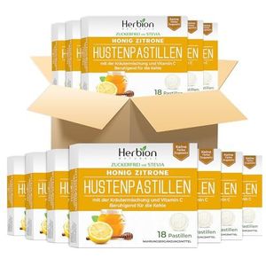 Herbion Naturals - Hoestbonbons - Suikervrij - Natuurlijke Honing-Citroensmaak - 18 Zuigtabletten