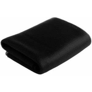 Doek luidspreker stof, linnen luidspreker grill luidspreker mesh doek ademende akoestische geluidsdoos stofdicht beschermende stereo audio decoratie thuis radio-apparatuur (zwart)