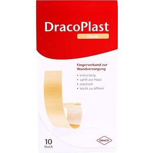 Dracoplast Fingerstrips 12x2cm elastic, 10 st. Pleister