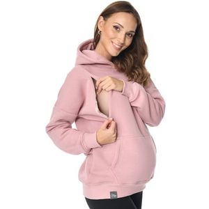 MijaCulture Zwangerschapsmode 2-in-1 borstvoedingstrui Molly M001, roze, S