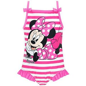 Disney Minnie Mouse Zwemkostuum | Meisjes' Een-Delige Zwempakken | Kinderzwemkleding | 92