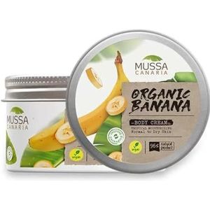 Mussa Canaria Veganistische bodycrème met Canarische Eilandbananenextract, Zoete Amandelolie en Kokosolie - 250 ml
