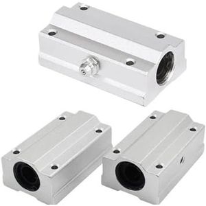 SCS8LUU SCS10LUU SCS12LUU SCS13LUU SCS16LUU SCS16LUU SCS16LUU Lineaire kogellagerblok, CNC-router, 3D-printer, shafts staaf onderdelen (SCS10LUU), 2 stuks