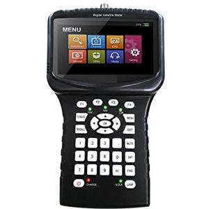 Satellietzoeker, digitale satellietsignaalzoeker, SF 620S Handheld DVB-S2 Satellite Finder Meter Met 4.3 Inch LCD Ondersteuning Spectrum Analyzer CS PowerVu CCTV Camera voor het aanpassen van satellie