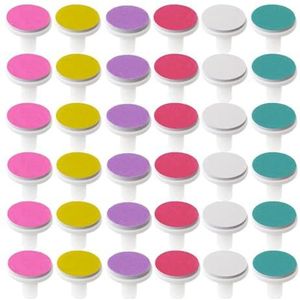 Lwaviwer 36Pcs Pads Nail Trimmer Vervanging Pads Elektrische Baby Nail Slijpen Hoofden Voor Standaard Elektrische