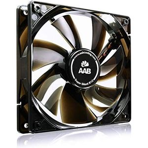 AABCOOLING Super Silent R12 - Leise und Efizient 120mm Gehäuselüfter mit 4 Anti-Vibration-Pads und 9V Spannungsreduzierer CPU Kühler, Ventilator, Ventilator 12V, Gehäuselüfter 120mm 8,8 dB (A)