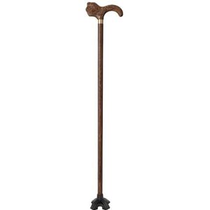 DQZRTUECA Dragon Phoenix Decoratieve Wandelstok Ergonomische Handvat Wenge Hout 250kg Capaciteit Verstelbaar 80-93cm Meerdere Kleuren(B,93Cm(Use Height 175-183Cm))