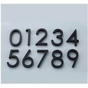 Huisnummer, 1PC 60mm Zelfklevende Huisnummersticker For Appartement Kunststof Deurplaat Huisdeur Plaquettenummers Borden Brievenbus Straatnummers (Color : 5)