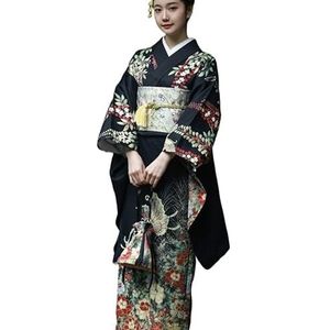 Kimono Vrouwen Formele jurk Traditioneel Vintage vibratiemouwen Kleding in Japanse stijl Lange kimono Traditioneel