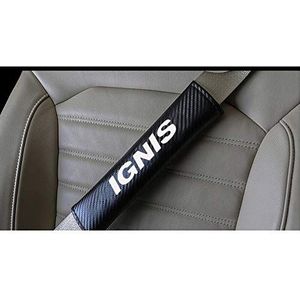 Set van 2 veiligheidsgordelvullingen Zachte en comfortabele duurzame schouderharnasvullingen, voor Suzuki Ignis accessoires,A