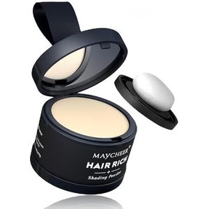 Maycheer Hairline Powder for Women - Maycheer Magic Root Cover Up, Hair Rich Shading Powder (22#Beige)
