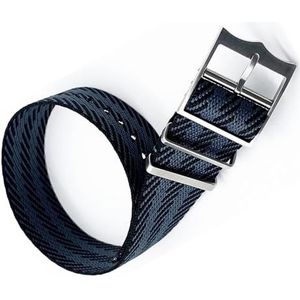 dayeer Premium nylon NAVO-horlogebanden voor Tudor-horlogebanden met zilveren gesp armbandaccessoires Band (Color : Black gray orange, Size : 20mm)