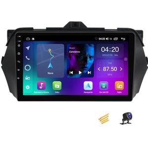 ZARAPLUS Android 13 2 DIN Bluetooth Autoradio 9 Inch Touchscreen Voor Suzuki Ciaz 2014~2018 Met AHD Achteruitrijcamera/GPS-Navigatie/BT/Stuurwielbediening/Koelventilator/Multimediaspeler,NF2