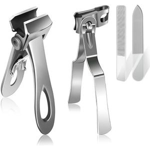 Werlla - Teennagelknipper - 17 mm - Voor Dikke Teennagels - Lange Steel - Ergonomisch