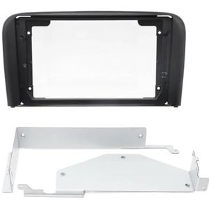 Autoradioframe 9 Inch Fascia Cd-speler Interieurbekledingspaneel Instrumentenmontage Voor Volvo S80 2001 2002 2003 2004 2005 2006 Auto Fascia Radio Paneel