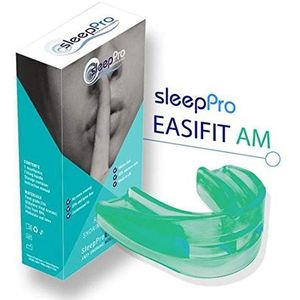 SleepPro Easifit (AM) Anti-Microbial Snurkbeugel | Makkelijkste oplossing om met snurken te stoppen | Anti Snurk beugel | Nooit meer snurken | Apneu | Mandibulair Repositie Apparaat - MRA | Made in UK
