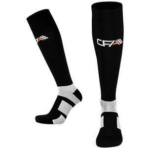 CFA Hoogwaardige compressiekousen voor dames en heren, enkelbescherming en middenvoetsteun, platte naad bij de tenen, voor hardlopen, sport, herstel, bloedcirculatie, vliegreizen, geproduceerd in de EU