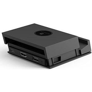 Skull & Co. Jumpgate Portable Dock with Detachable USB Hub HDMI TV Adapter for Switch OLED, Smartphone and MacBook - Black