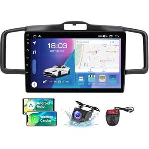 Android 13 9 Inch 2 Din QLED Autoradio Voor Honda Freed 2008-2016 - Camera DVR GRATIS - Steun Carplay Android Auto DSP Stuurwiel FM RDS DAB WIFI 4G Bluetooth 5.0 Split-Screen(NF-5)