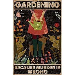 Plezier aan het tuinieren, omdat moord verkeerd is. Meisjes-hondenliefde, 500 stukjes, puzzel minnaars, gezinspuzzel tieners, moeilijk puzzel, milieuvriendelijk educatief spel