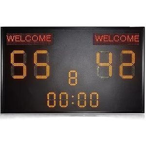 Voetbalscorebord Met Elektronische Teamnaam LED-cijferig Scorebord For Voetbalwedstrijd