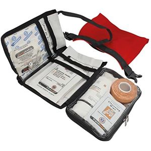 Travelsafe 43-delige EHBO-set Globe Waterproof rood