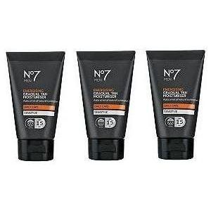 (3 PACK) No7 Men Energising Geleidelijke Tan Moisturiser SPF 15 x 50ml