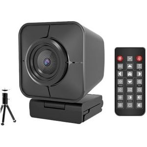 4K 12MP streaming webcam, USB pc-camera met dubbele microfoons, PDAF automatische, for conferenties/online lessen