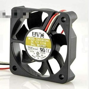 Koelventilator voor AVC C5010B12HV 12V 0.15A 5CM 5010 3 Wire cpu Koelventilator