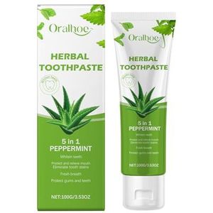 Aloë Vera Whitening Tandpasta - Zachte Reiniging, Verwijdert Vlekken, Verheldert Tanden, Beschermt Glazuur, Verfrist Adem(1PCS)