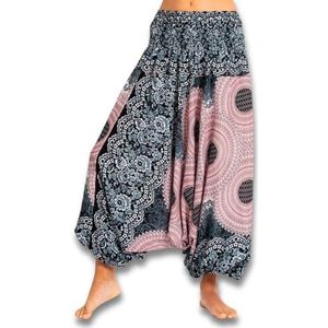 PANASIAM Aladin Pants Mandala 2, black n white XL