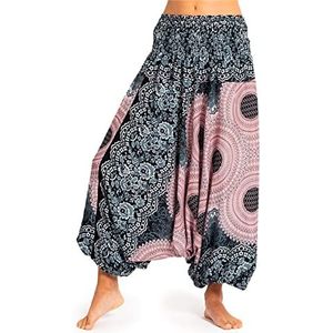 PANASIAM Aladin Pants Mandala 2, black n white XL