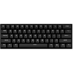 QPSJXN MCHOSE ACE68 8K mechanisch toetsenbord met 0,01 mm RT nauwkeurigheid 128 K scansnelheid, gepersonaliseerde magnetische schakelaar (Ace60 Black NoLight)