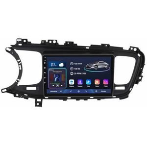 Android 14 9 Inch Touchscreen Autoradio 2 Din voor KIA Optima K5 2013-2015 met CarPlay & Android Auto Stuurbediening GPS Navigatie AHD Backup Camera Bluetooth (YS40 (6+128G))