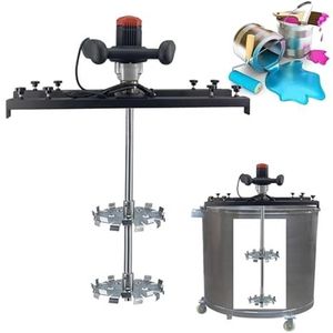 Pneumatische Verfmixer, Luchttrommel, 3280 W Elektrische Container Draagbare Commerciële Roermachine Met Haak voor Oplosmiddel Inkt