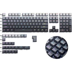 QPSJXN Keycaps Verloop Backlit PBT Double Photo Profiel voor MX Switch Mechanische Keyboards RGB Keycaps