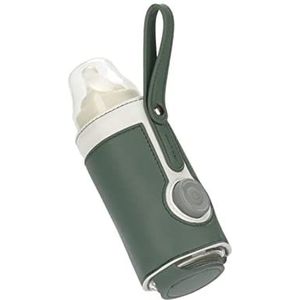 USB Melk Water Warmer Tas, Flessenwarmer Heater Keeper, Draagbare Water Cup Verwarming Warmer Cover voor Thuis Buiten Auto Reizen (Groen)