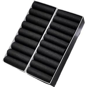 YIJIANUO 20 Paren/partij Mannen Sokken Zomer Dunne Ijs Zijde Midtube Business Sokken Ademend Antibacteriële Ultradunne Zwarte Sokken Voor Mannen, 20 paar Zwart, EU37-44