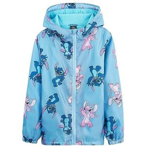Disney Stitch jas, waterdicht, voor kinderen, meisjes, regenjas voor kinderen, met fleecevoering, kinderkleding, meisjes, jongeren, 4-14 jaar, Meerkleurig, 5-6 Jaren