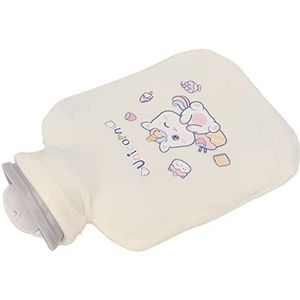Warmwaterbedverwarmer, Verdikte Draagbare Warmwaterzak van 500 Ml met Zachte Hoes voor Krampen (Groente)
