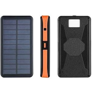 Zonnelader, draagbaar zonnepaneel for kamperen, draadloze oplader for mobiele telefoons (Color : Orange 1 solar panel)