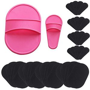 Exfoliërende ontharingspads x 40 - gladde huid op de benen arm gezicht bovenlip - ontharingspads voor ongewenste ontharing - door TRIXES